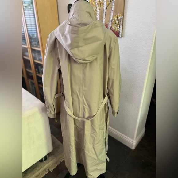 London Fog - 80s vintage classic long waterproof beige coat from UK - Picture 5 of 10